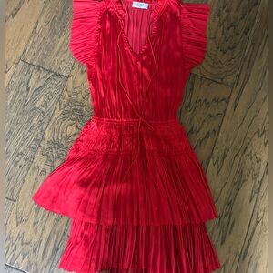 Elegant Red Mini Dress